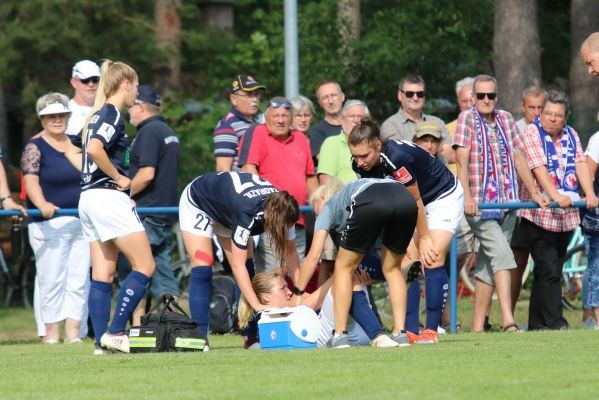Dina Orschmann vom 1. FFC Turbine Potsdam erleidet einen Kreuzbandriss. © Turbine Potsdam