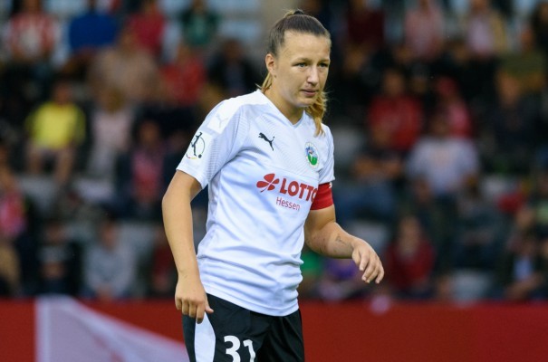 Tanja Pawollek fällt der Eintracht Frankfurt lange aus. © EL Loko Foto , CC BY 4.0, https://commons.wikimedia.org/w/index.php?curid=81615445