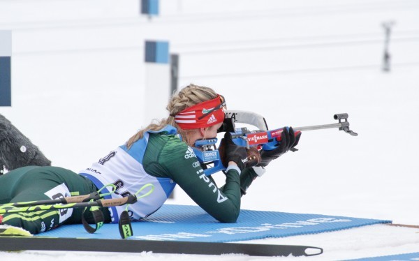 Franziska Preuß geht als deutsche Favoritin in die Biathlon-WM. © Christian Bier, CC BY-SA 3.0, https://commons.wikimedia.org/w/index.php?curid=65536074