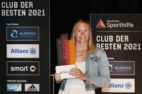 Aline Rotter-Focken erhält Auszeichnung der Deutschen Sporthilfe. © picture alliance/Annette Riedl