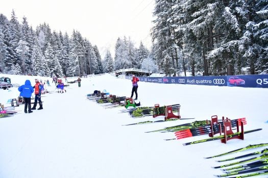 Die Ski für das erste Saisonhighlight liegen bereit. © SportOK Toblach Dobbiaco